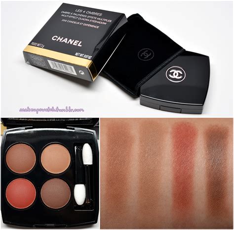 chanel candeur et experience eyeshadow|Chanel eyeshadow quadra.